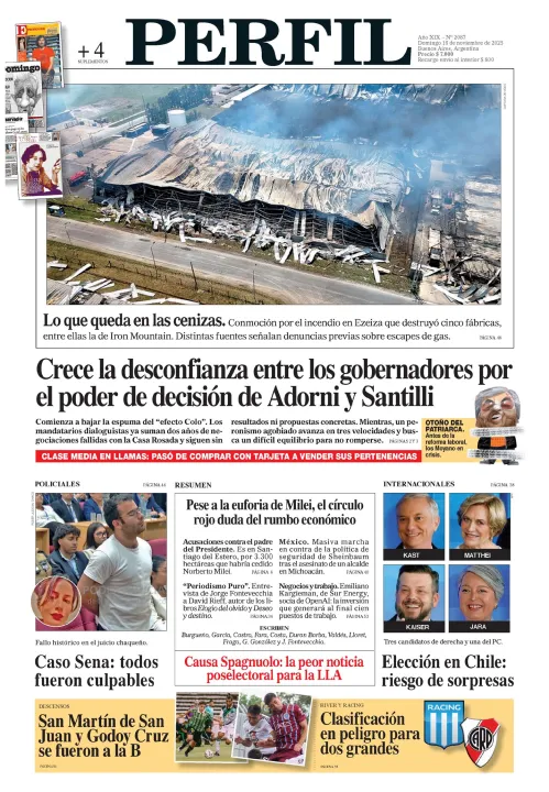 perfil tapa del diario sobre el caso cecilia
