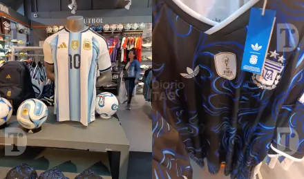 A una semana del mundial, ¿Cuánto cuesta en Chaco la camiseta de la Selección Argentina?