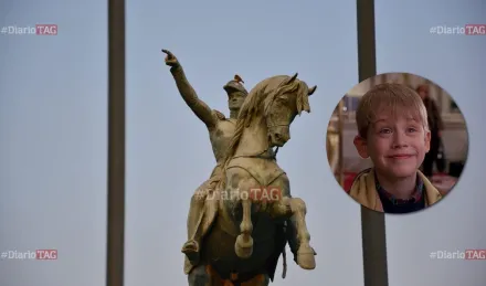 San Martín: el prócer con estatuas gemelas en Chaco y en el mundo y con un “cameo” en Mi Pobre Angelito