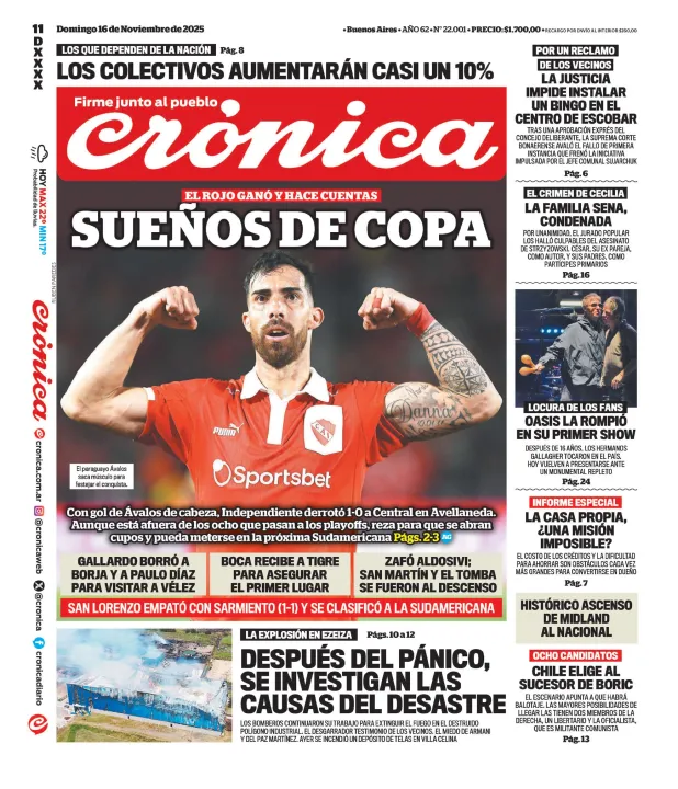 cronica perfil tapa del diario sobre el caso cecilia 