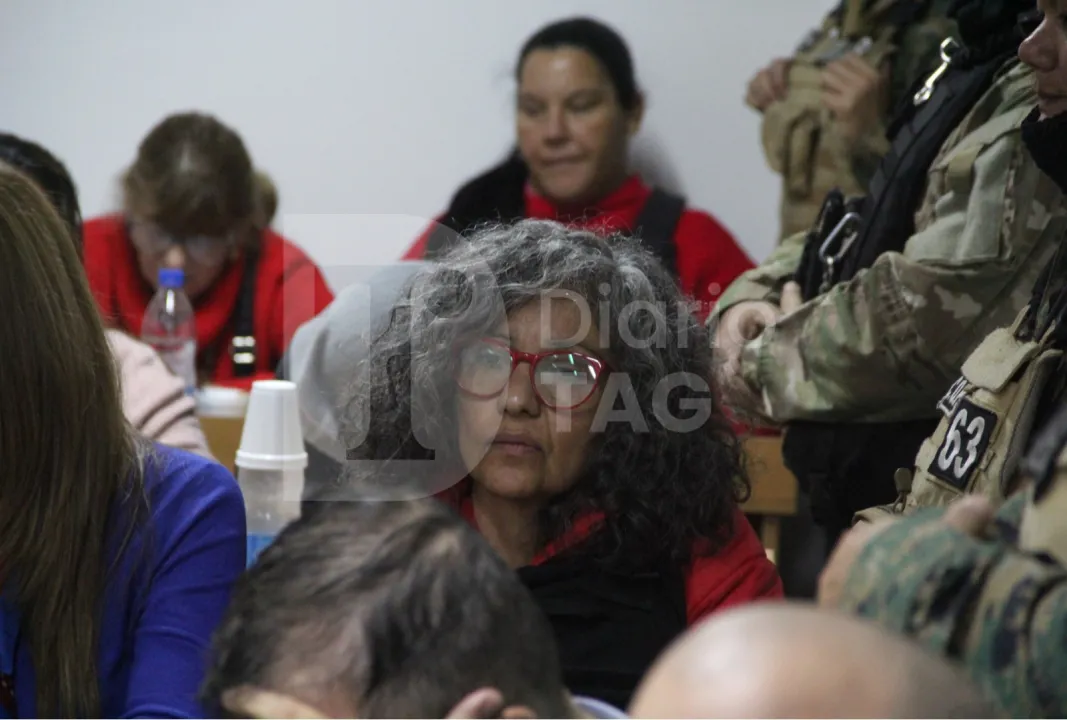 Marcela Acuña en la segunda audiencia preliminar 