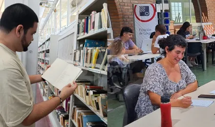 Marcelo y Paula, bibliotecarios 