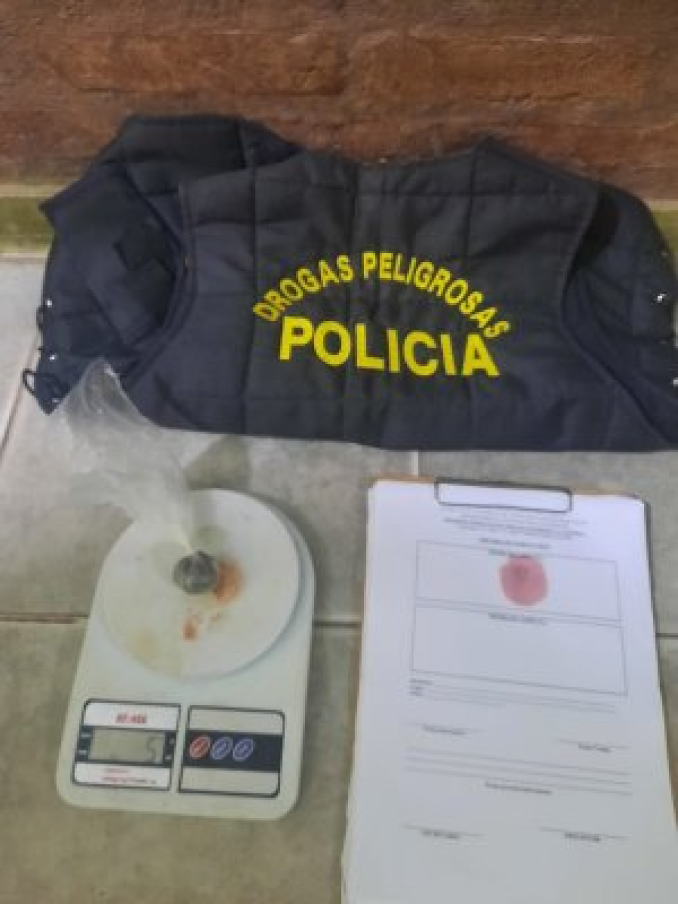 Control policial en visita 