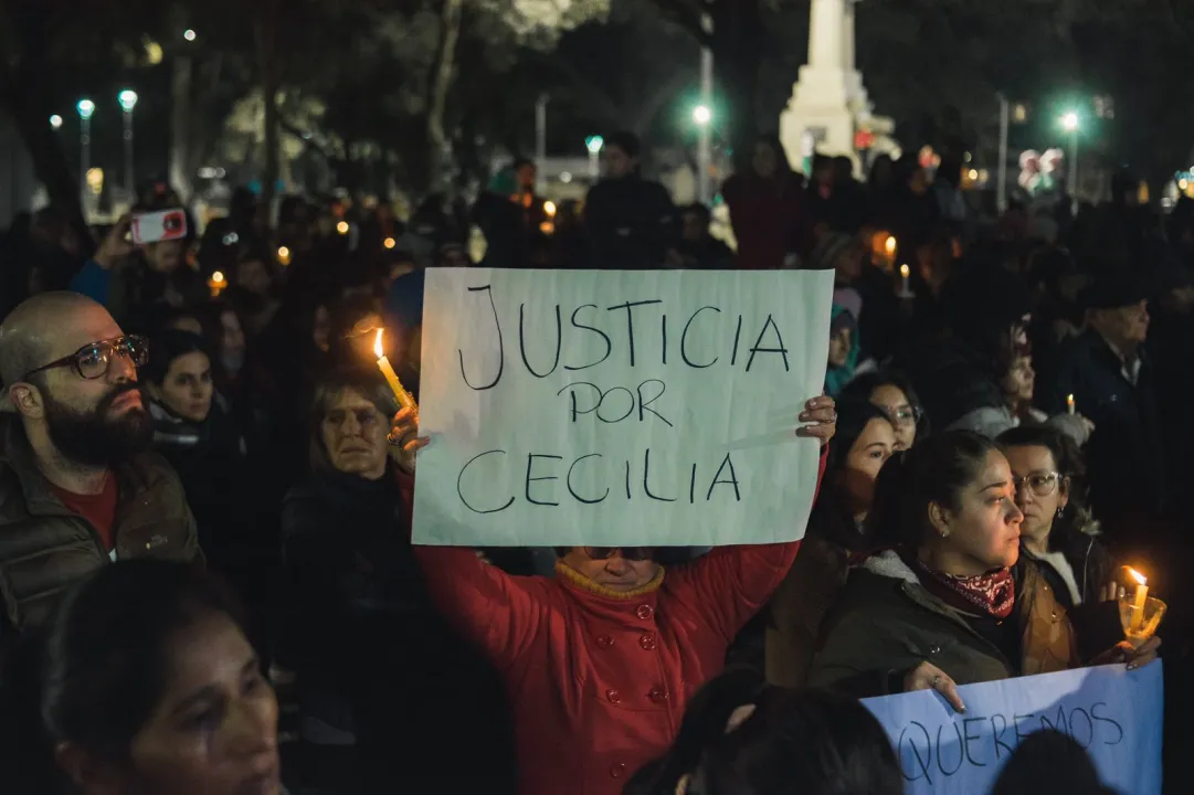Marchas por en pedido de justica por Cecilia 